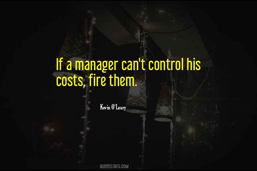 Quotes About A Manager #1409137