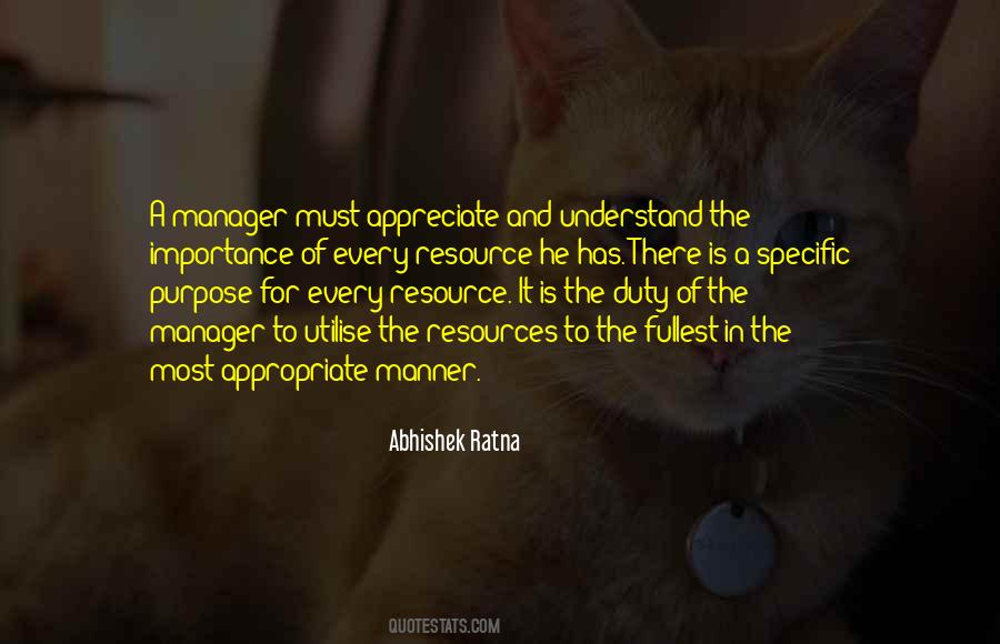 Quotes About A Manager #1462639