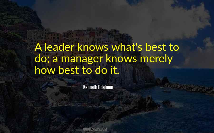 Quotes About A Manager #1733477