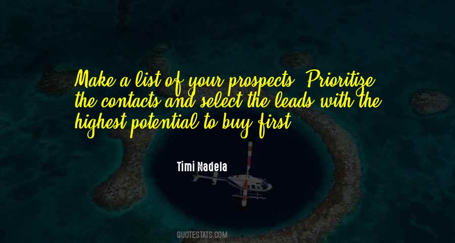 Quotes About Prioritize #1133366