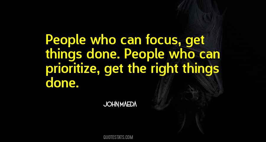 Quotes About Prioritize #127392