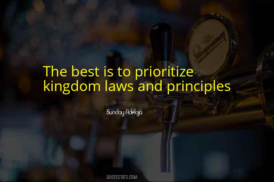 Quotes About Prioritize #245452