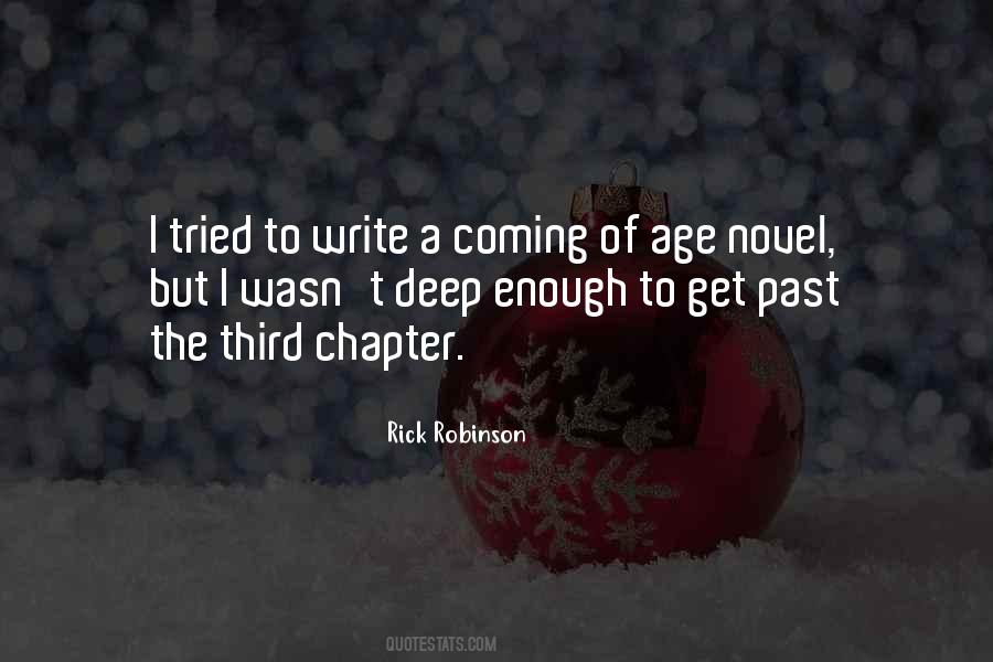 Coming Of Age Novel Quotes #19975