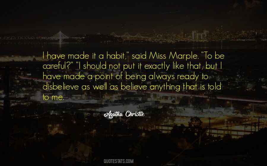 Quotes About Miss Marple #590890