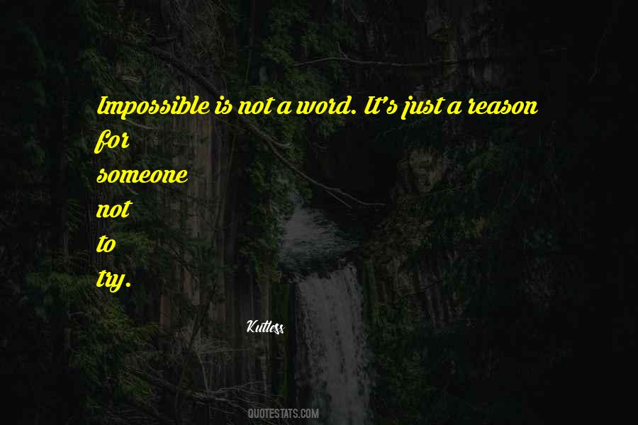 Word Impossible Quotes #1272529