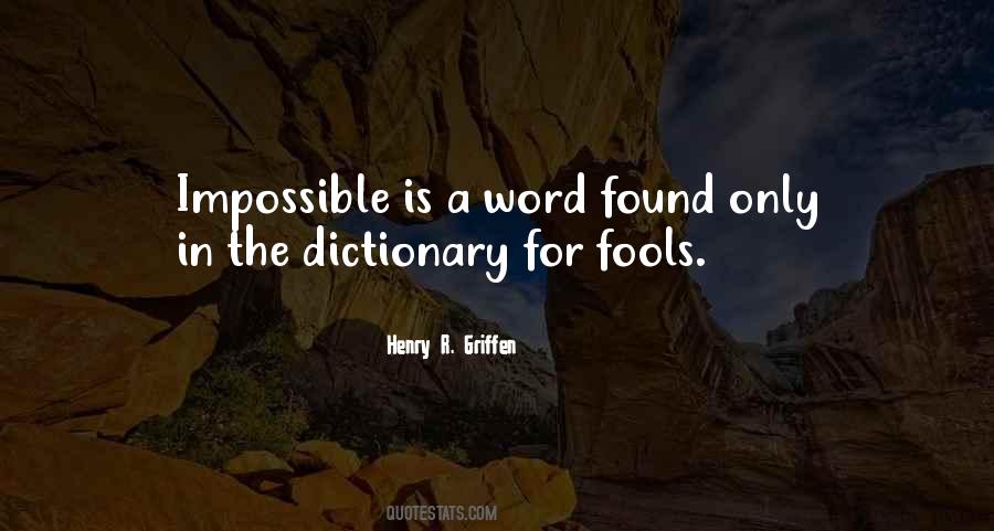 Word Impossible Quotes #648478