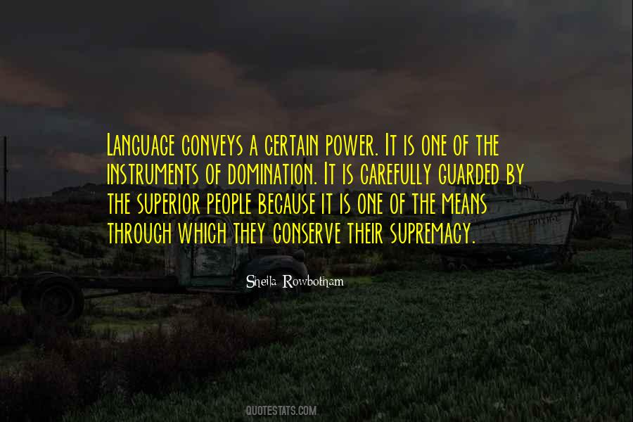 Quotes About Power Of Language #1010491