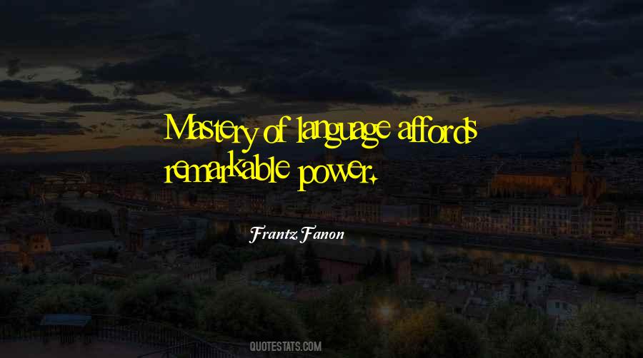Quotes About Power Of Language #644555