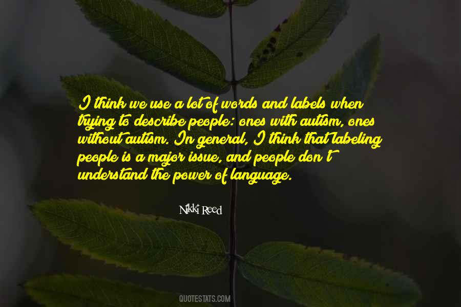 Quotes About Power Of Language #65325