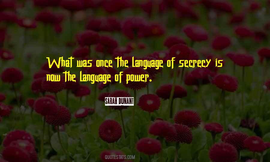 Quotes About Power Of Language #86539