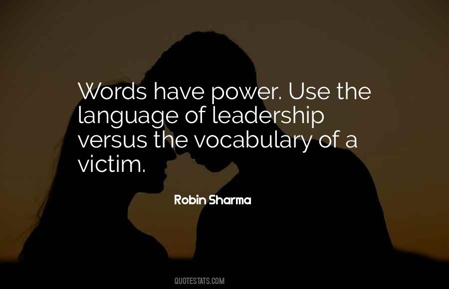 Quotes About Power Of Language #920904