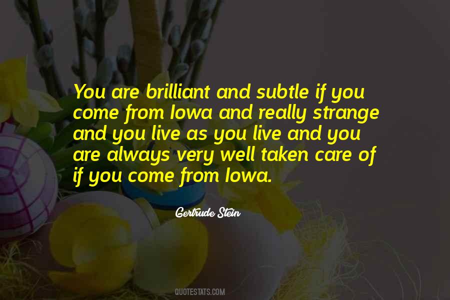 Quotes About Iowa #384368