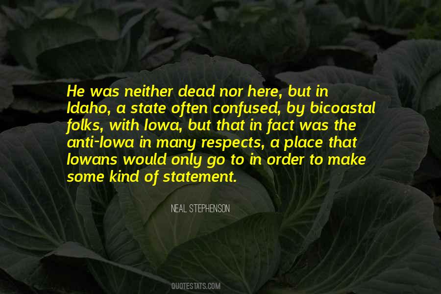 Quotes About Iowa #521822