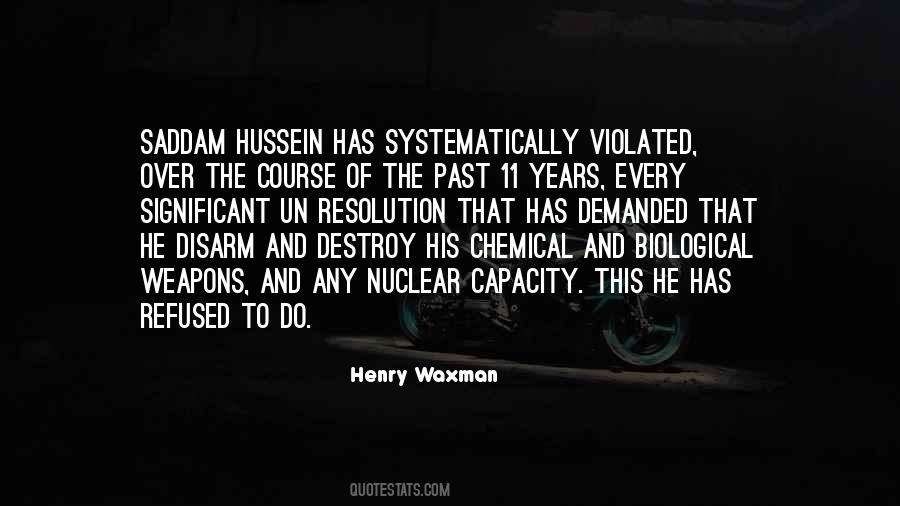 Quotes About Chemical Weapons #50936