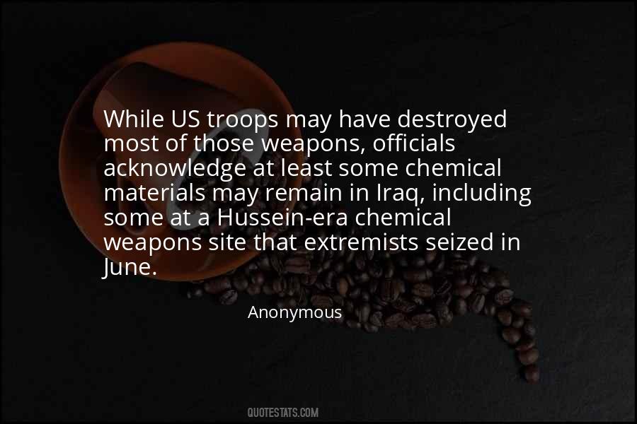 Quotes About Chemical Weapons #799440