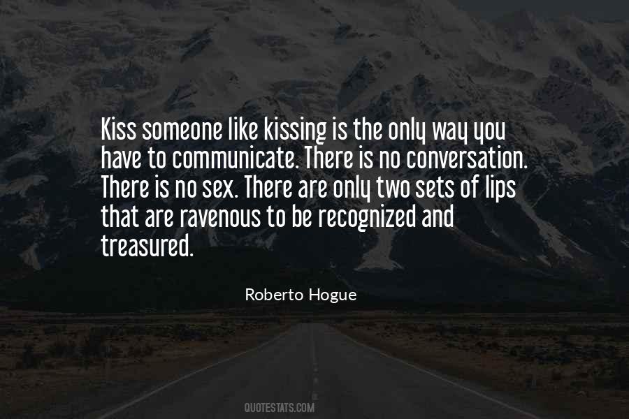 Quotes About Kissing Someone #458296