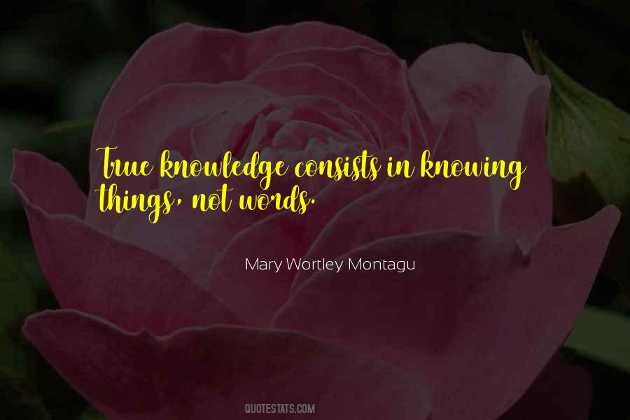 Quotes About Knowing Things #151492