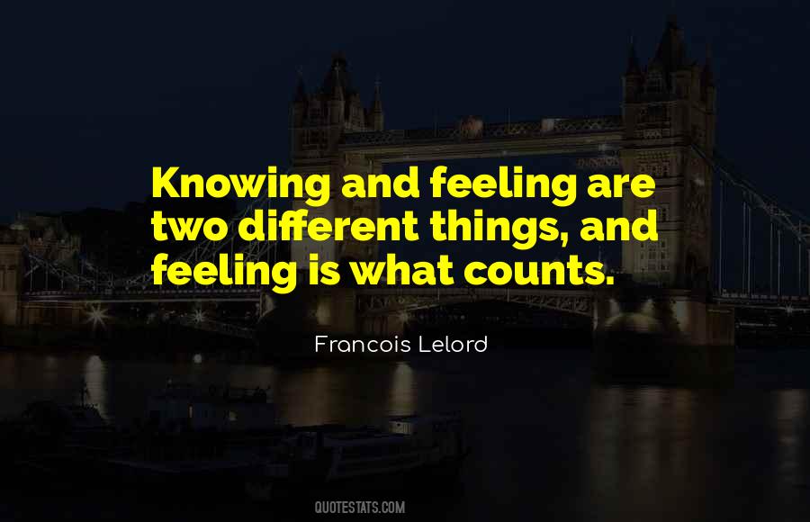 Quotes About Knowing Things #56302