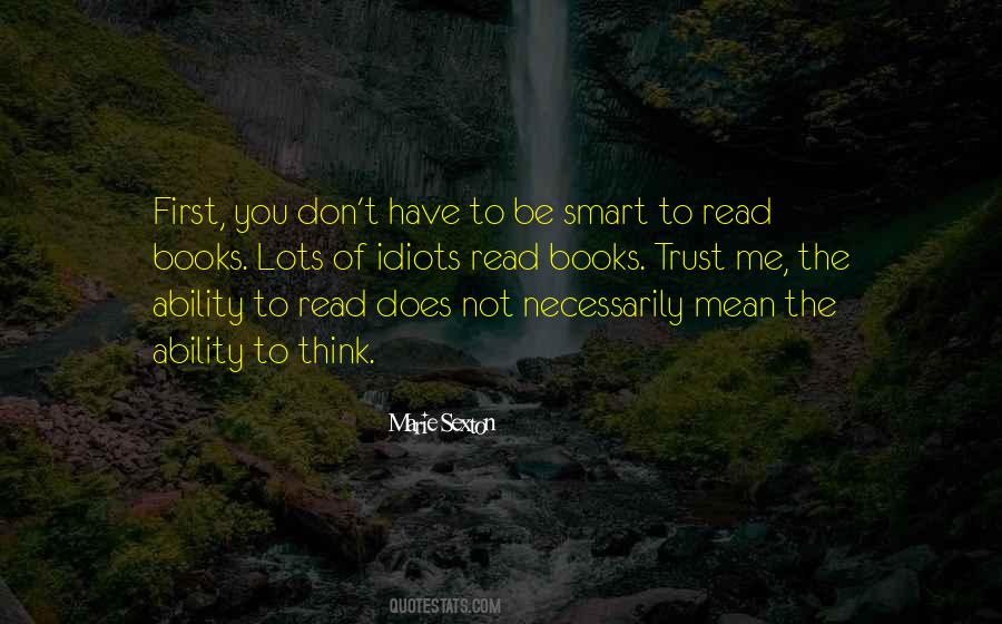 Quotes About Think Smart #189739