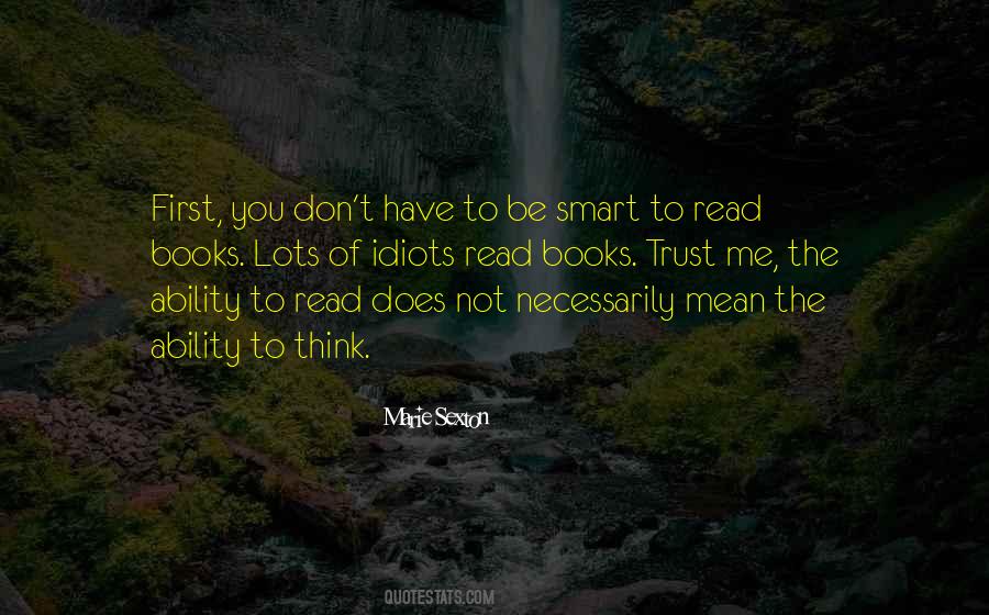 Quotes About Think Smart #189739 Quotes About Think Smart #189739