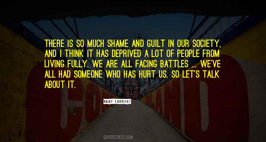 Quotes About Shame And Guilt #1156266