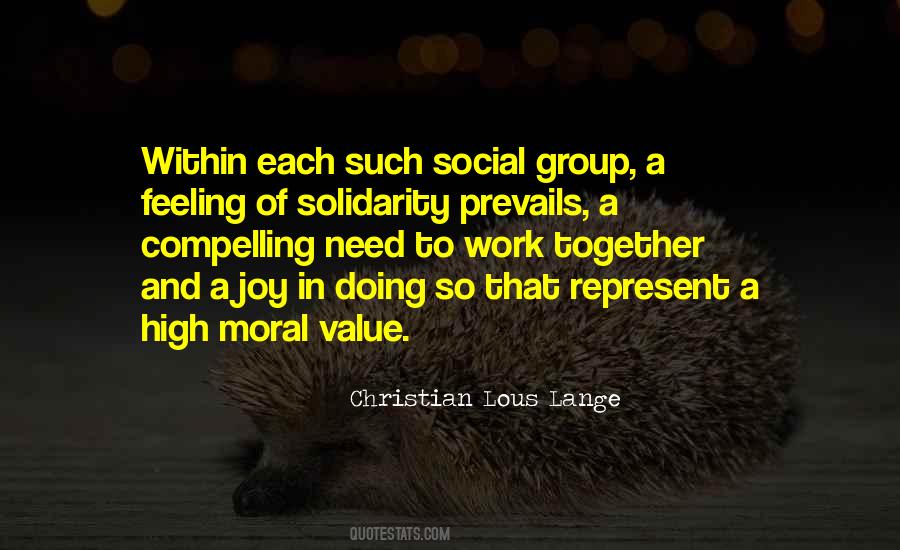 Social Solidarity Quotes #481638