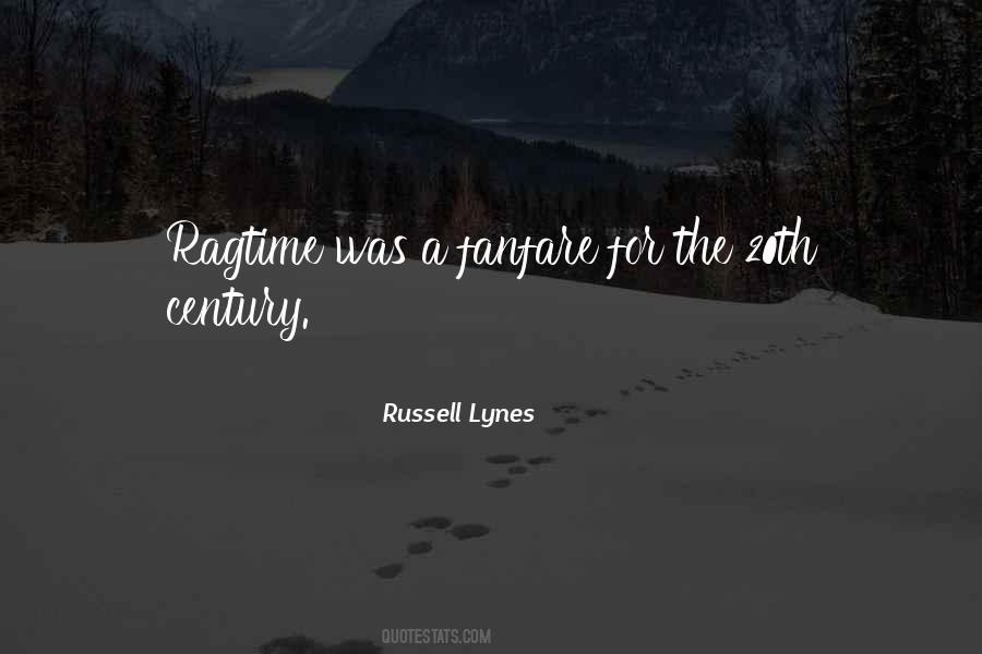 Quotes About Ragtime #711694