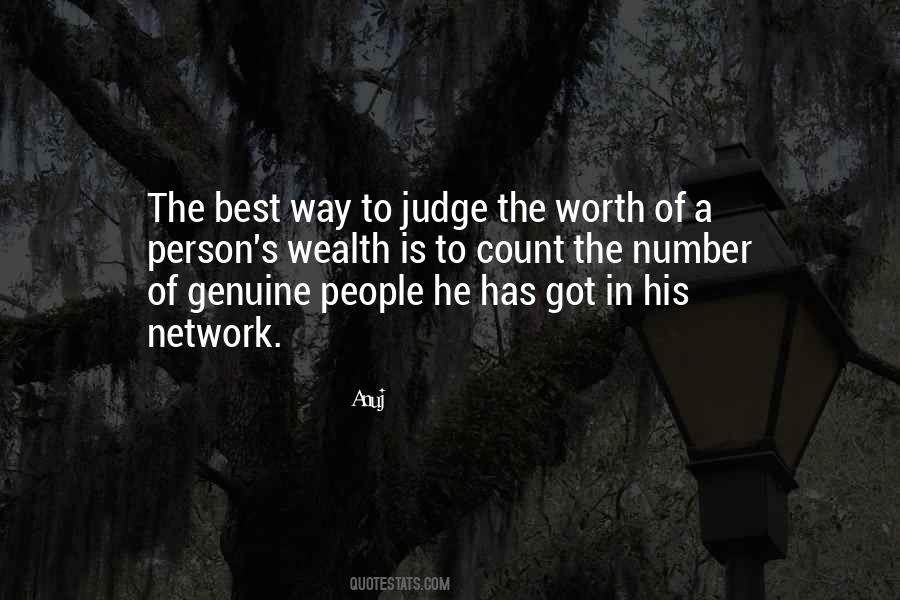 Quotes About People's Worth #143231
