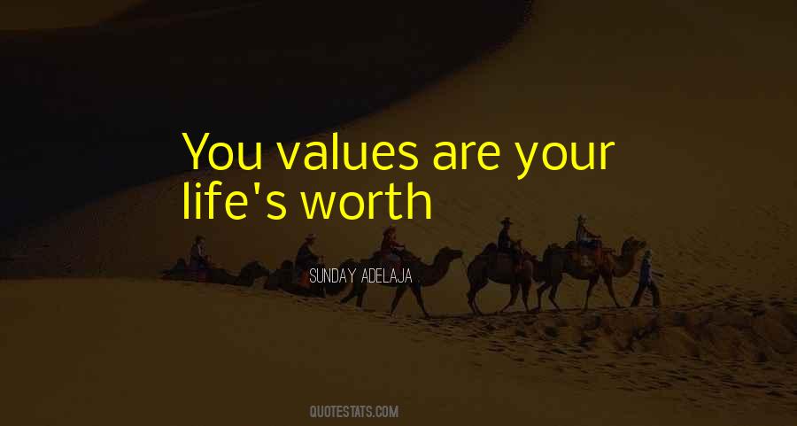 Quotes About People's Worth #34860