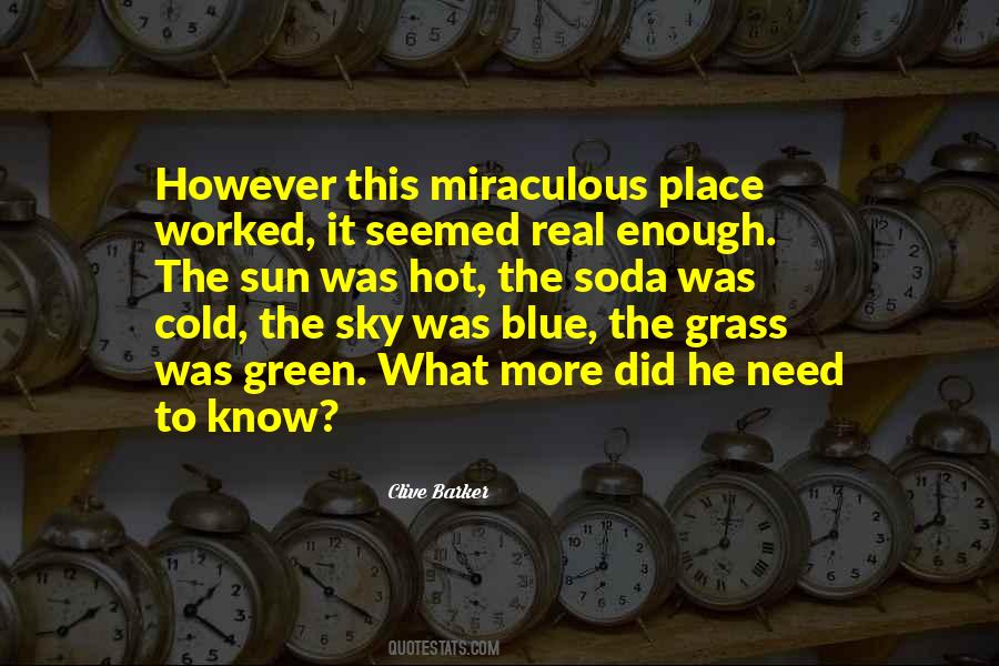 Green Grass And Blue Sky Quotes #1765575