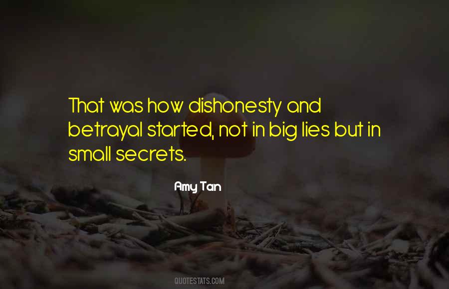 Dishonesty And Betrayal Quotes #178117