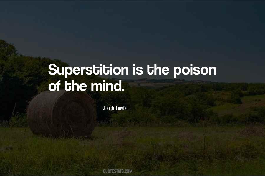 Quotes About Superstition #1118797