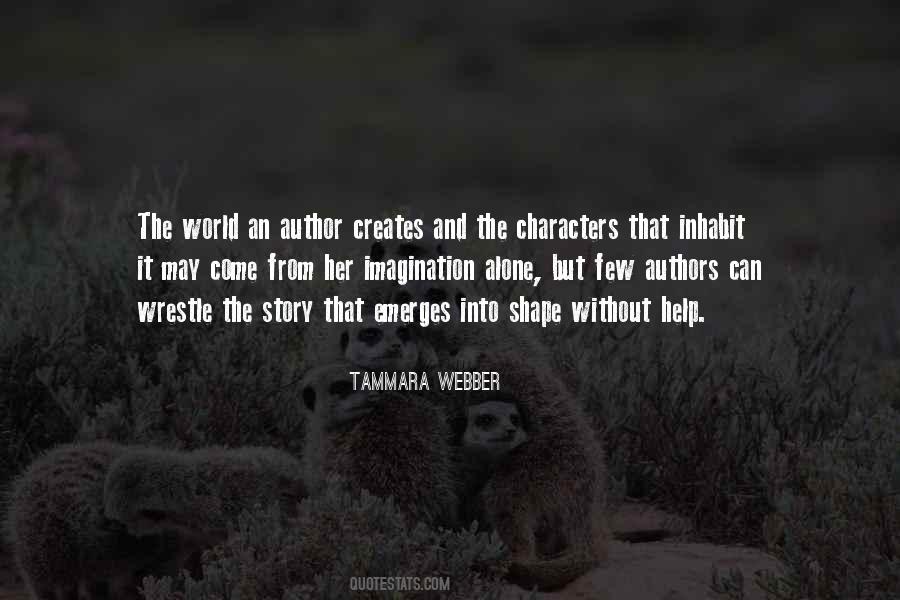 Quotes About Authors And Their Characters #1340984