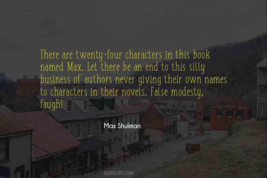 Quotes About Authors And Their Characters #1445409