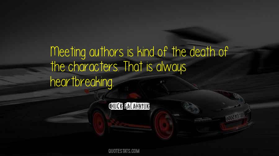 Quotes About Authors And Their Characters #776319