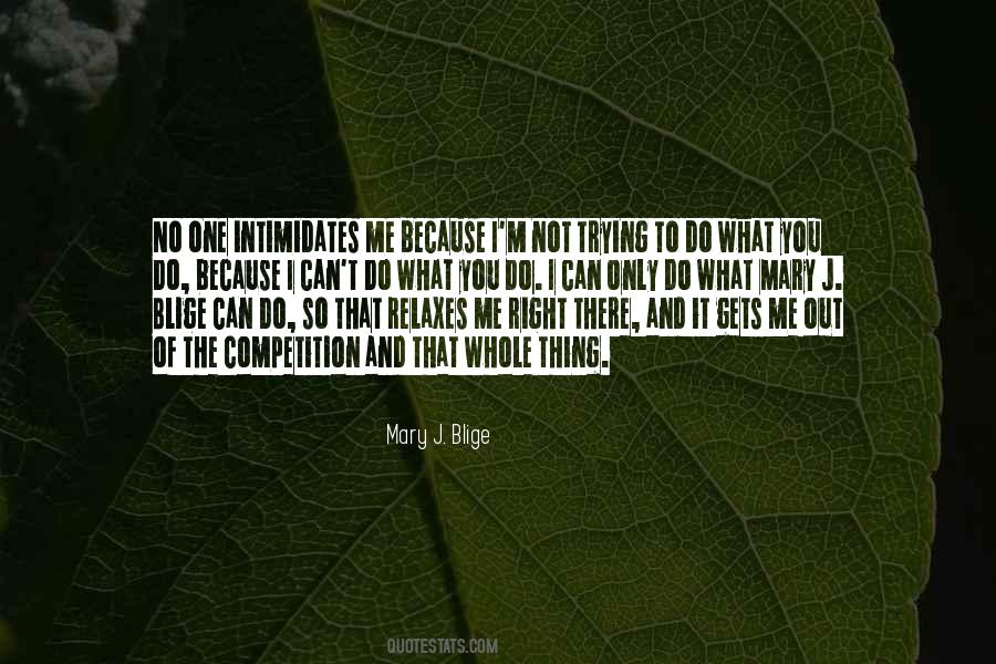 Nothing Intimidates Me Quotes #272880