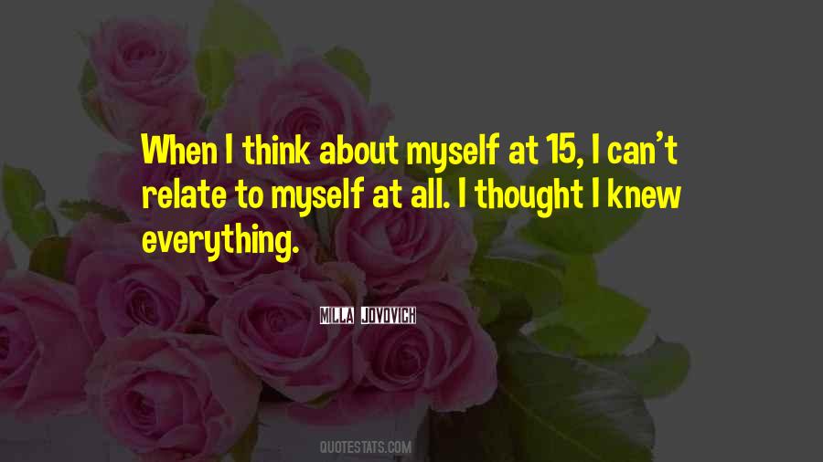 To Myself Quotes #1636014