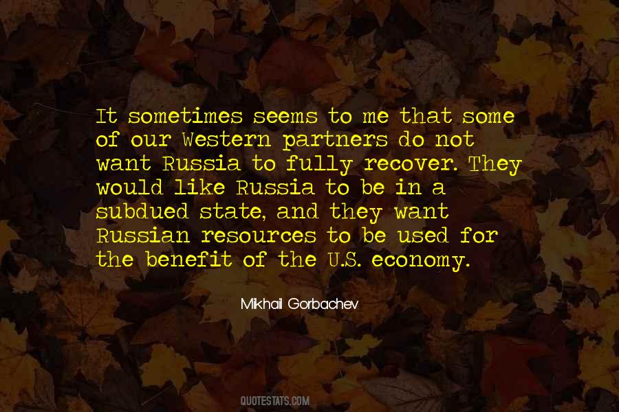 Quotes About Gorbachev #755262