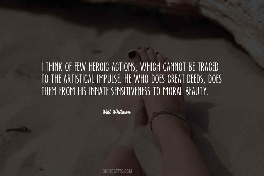 Quotes About Heroic Deeds #1856872