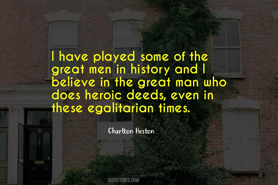 Quotes About Heroic Deeds #827061