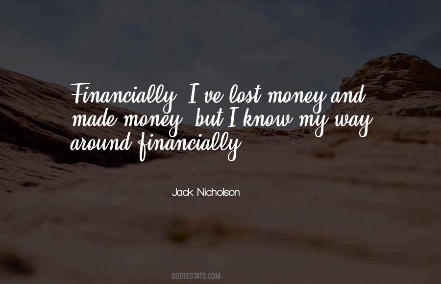 Lost Money Quotes #1228463