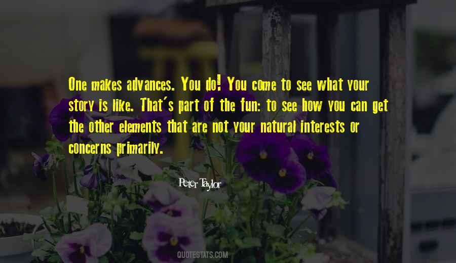 Natural Elements Quotes #1613225