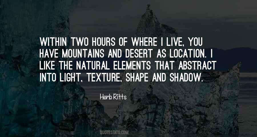 Natural Elements Quotes #1773728