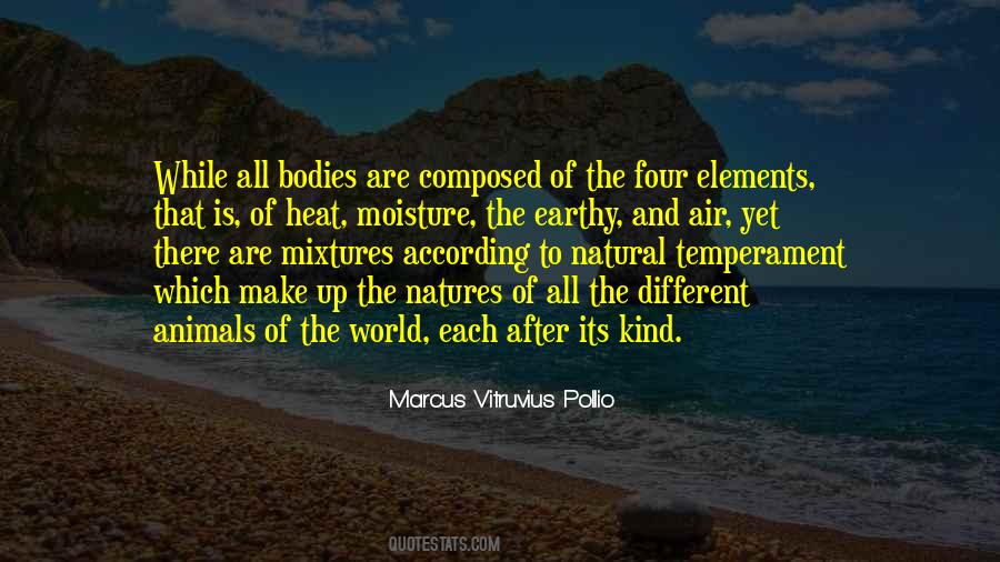 Natural Elements Quotes #891953