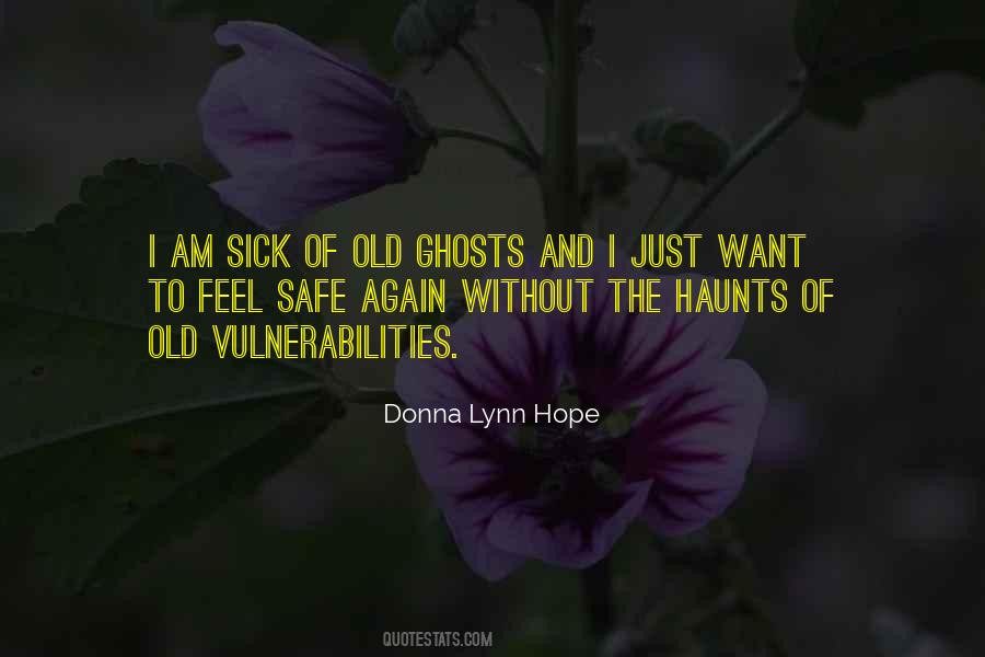 Quotes About Old Ghosts #1021335