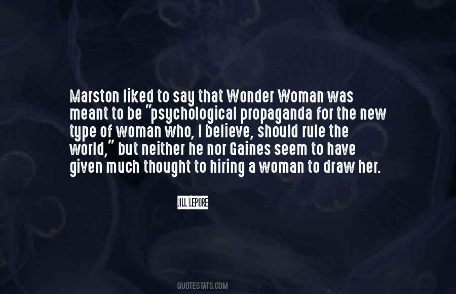 Quotes About Wonder Woman #132129