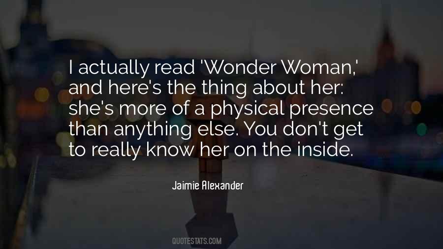 Quotes About Wonder Woman #1592373