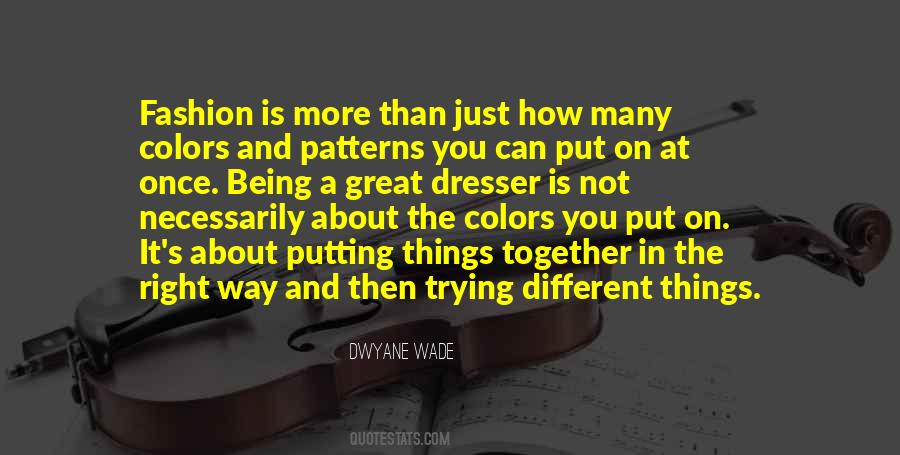 Quotes About Colors In Fashion #461201