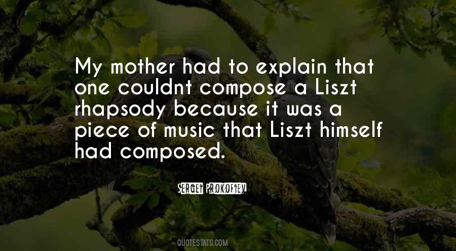 Quotes About Liszt #1163567