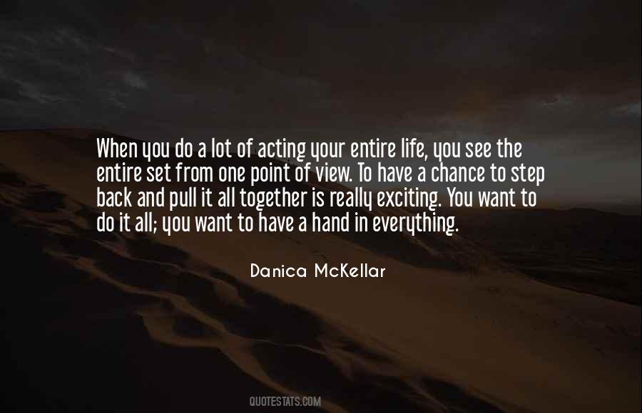 Quotes About Acting And Life #239759